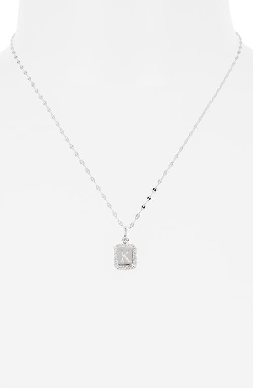Leith Initial Pendant Necklace