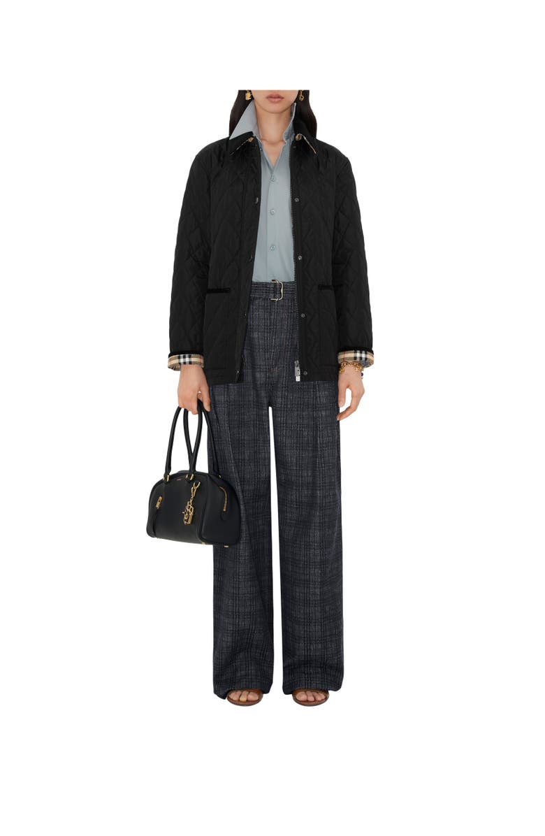Burberry Quilted Nylon Jacket, Alternate, color, 
