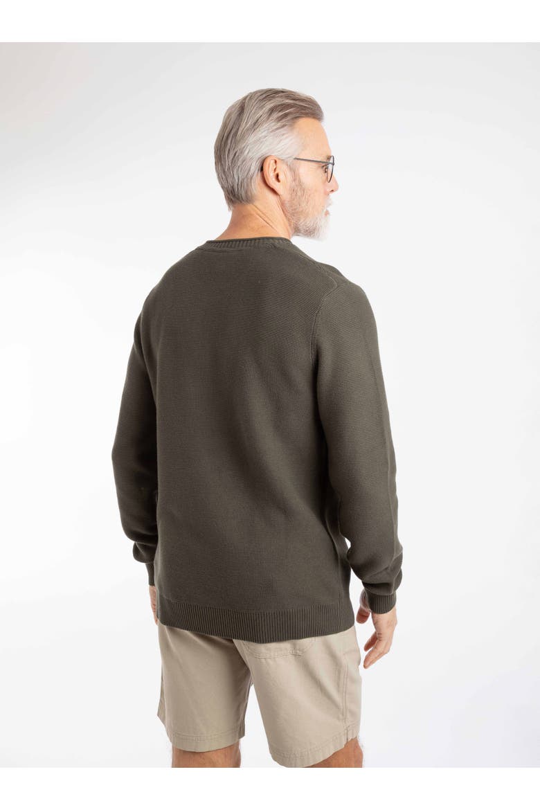 Rhett Crew Neck Knitted Jumper, Alternate, color, Fir Green