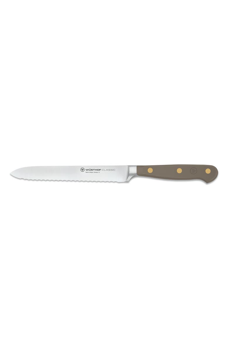 Wüsthof Classic 5-Inch Serrated Utility Knife, Main, color, 