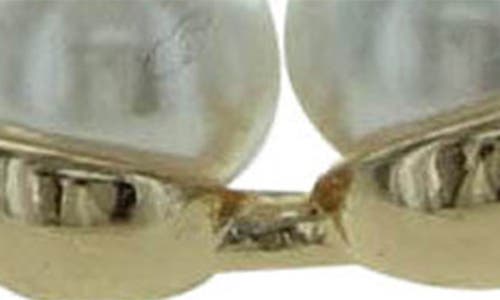 Olivia Welles Peekaboo Faux Pearl Hoop Earrings