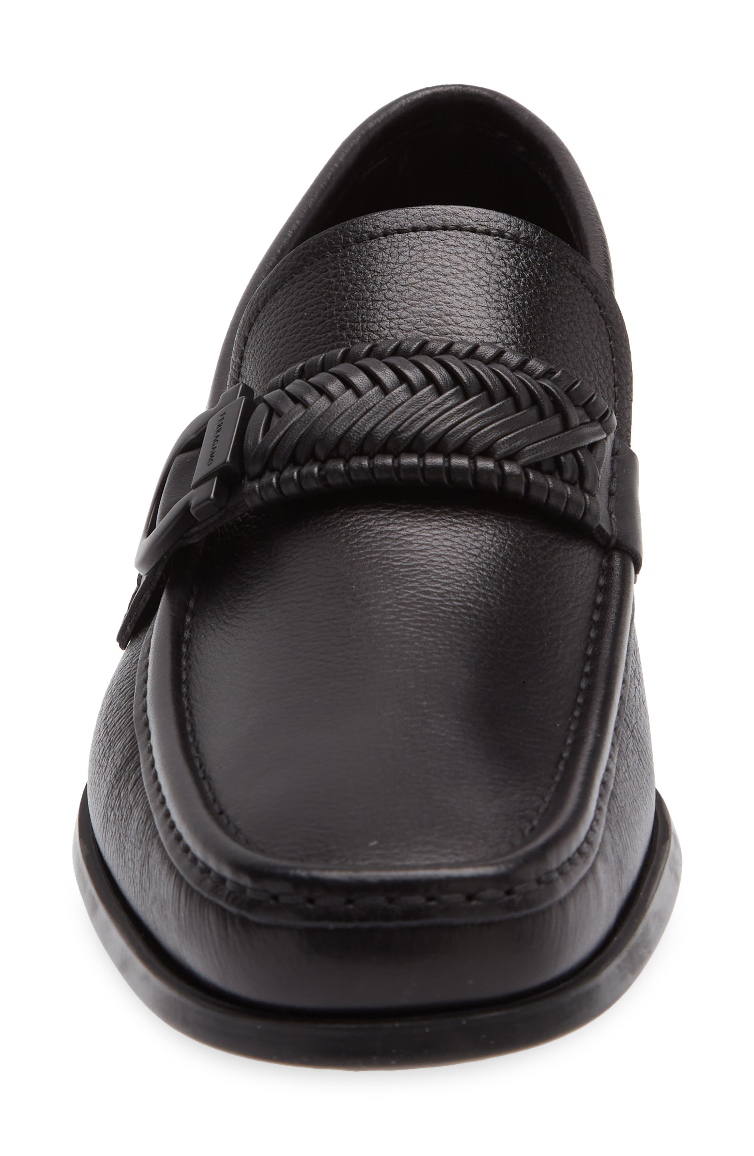 FERRAGAMO Caspian Loafer, Alternate, color, Nero Nero