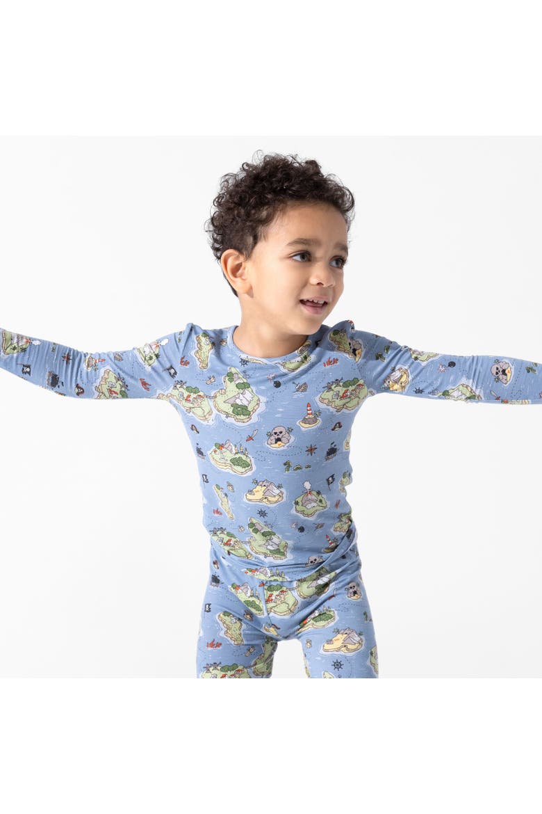 Kids' Pirate Cove Set of 2 Piece Pajamas, Alternate, color, Pirate Cove
