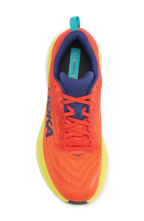 Hoka Bondi 8 Running Shoe In Orange