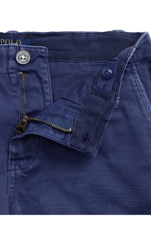 Polo Ralph Lauren Big Girls Chino Shorts In Light Navy