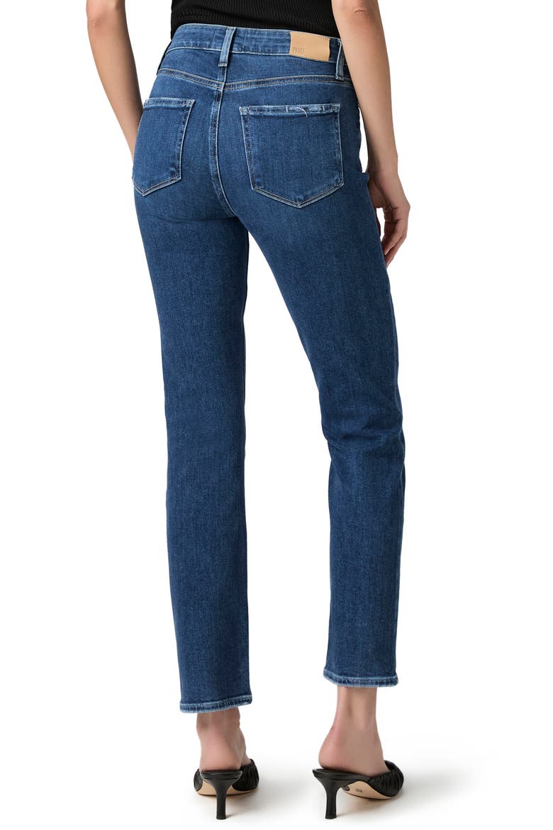 Cindy High Waist Ankle Straight Leg Jeans, Alternate, color, DRESDEN
