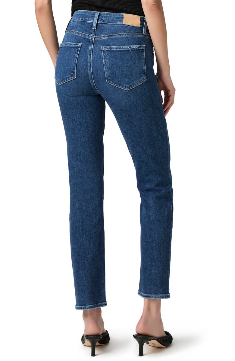 PAIGE Cindy High Waist Ankle Straight Leg Jeans, Alternate, color, Dresden