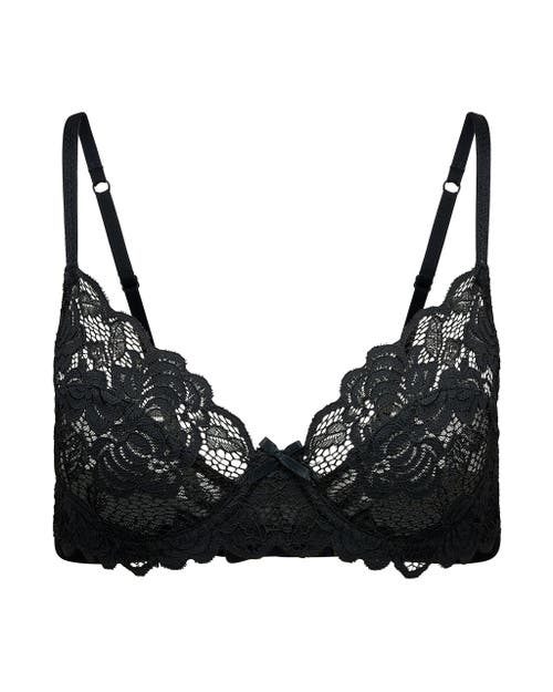 Adore Me London Unlined Full Coverage Bra In Black