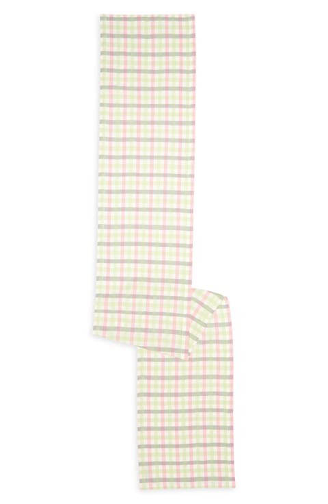 Gingham Clover Table Runner