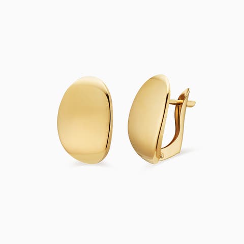 14K（14金）champagne-gold cubic drop earring ピアス(GP5395) 8mm Cubic Zirconia Dangle Drop Earrings in 14K Gold | Banter