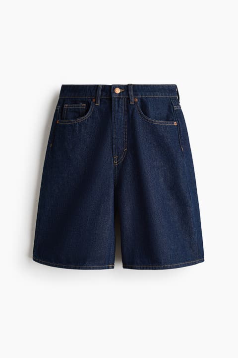 Denim Bermuda Shorts