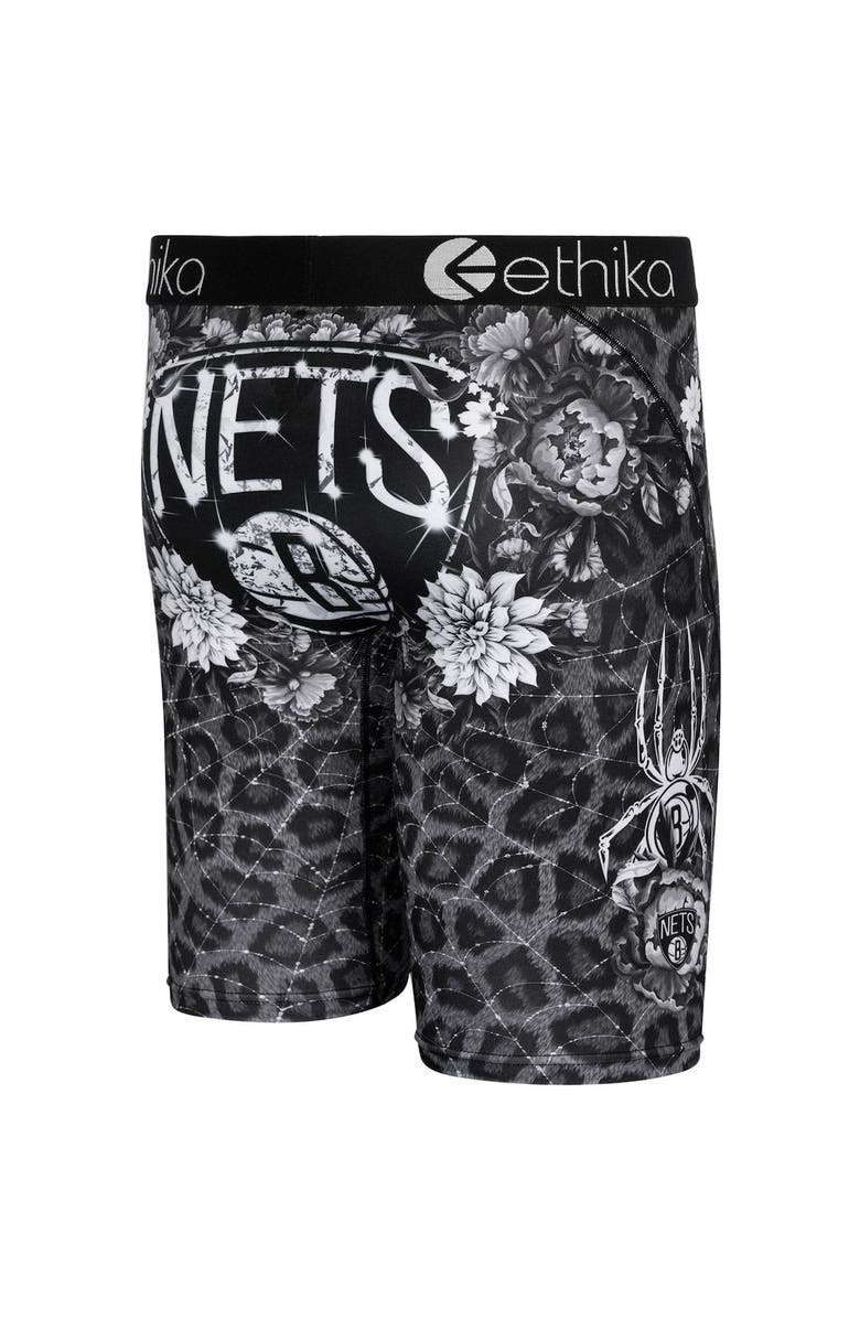 Ethika Men's Ethika Brooklyn Nets Fashion Bling Boxer Briefs, Alternate, color, 