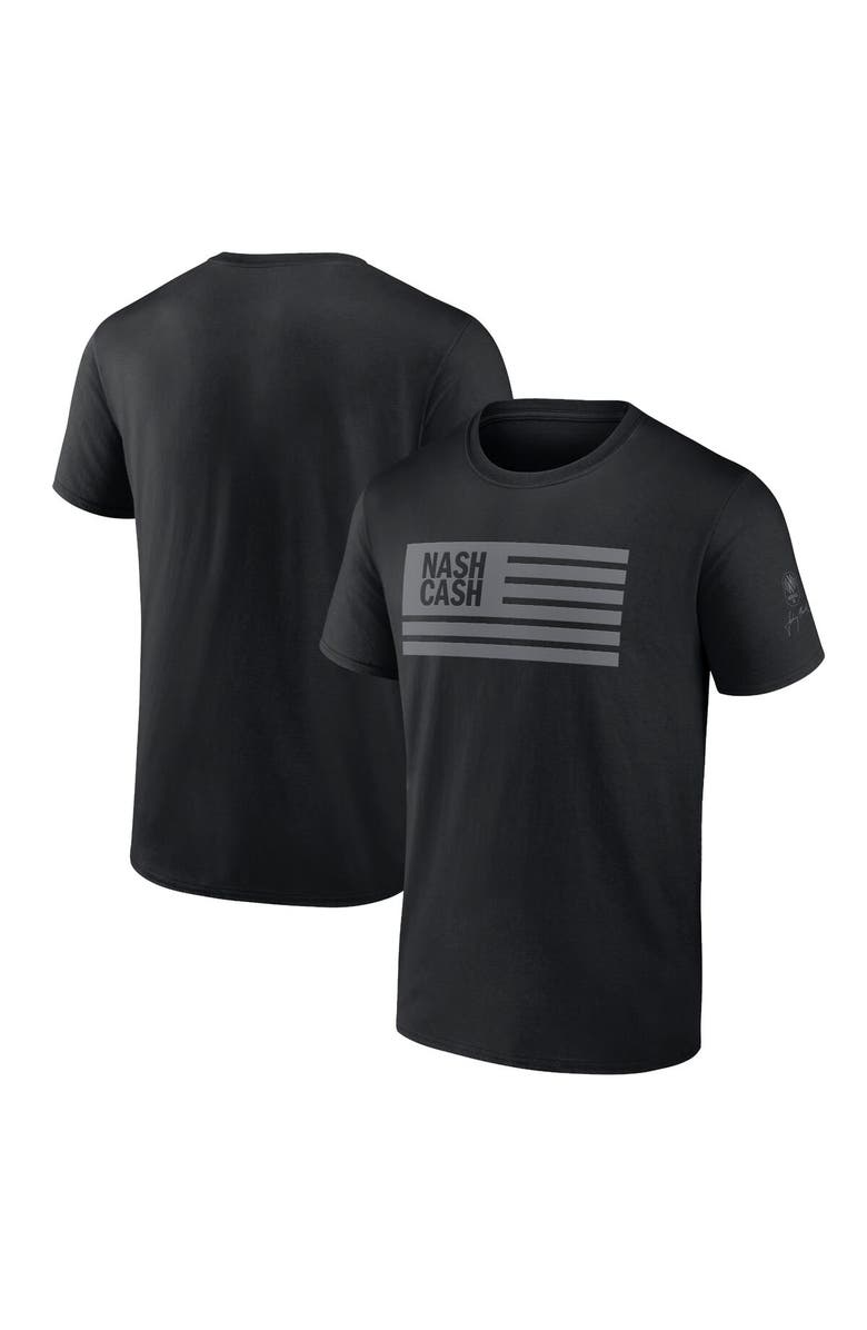 FANATICS Men's Fanatics Branded Black Nashville SC x Johnny Cash Flying Corp T-Shirt, Main, color, Black