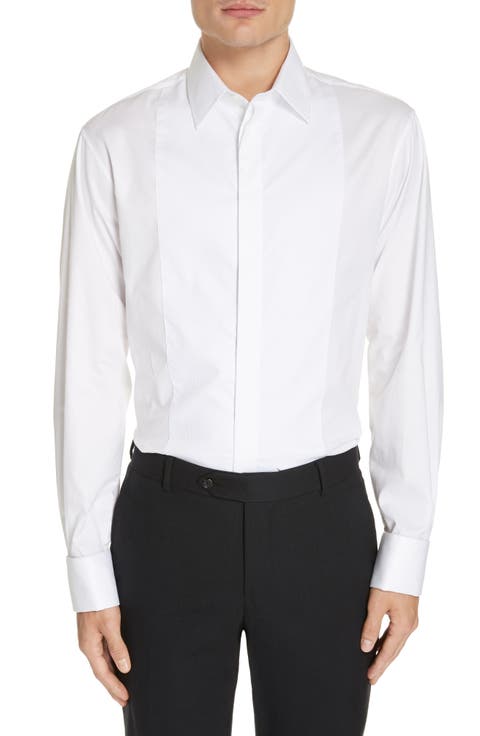 Slim Fit Stretch Tuxedo Shirt