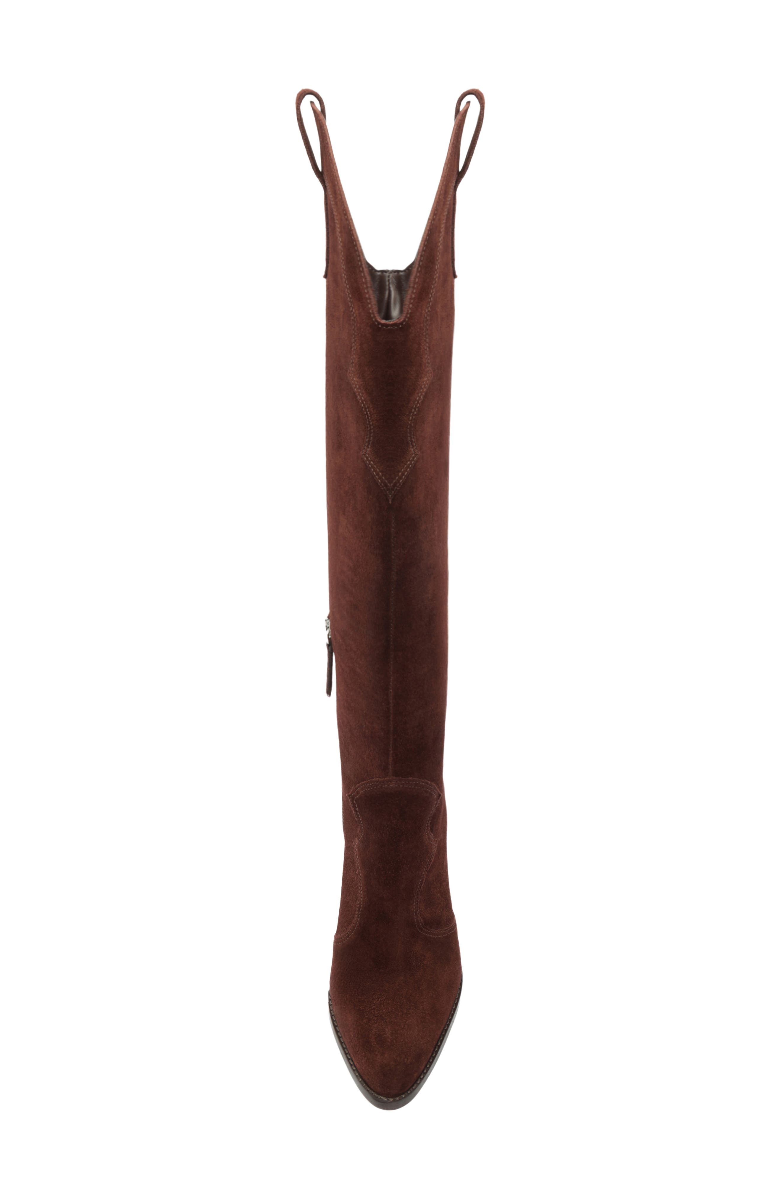 Miller Up Leather Knee High Boot, Alternate, color, MAPLEWOOD