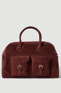 Brunello Cucinelli Suede weekender bag