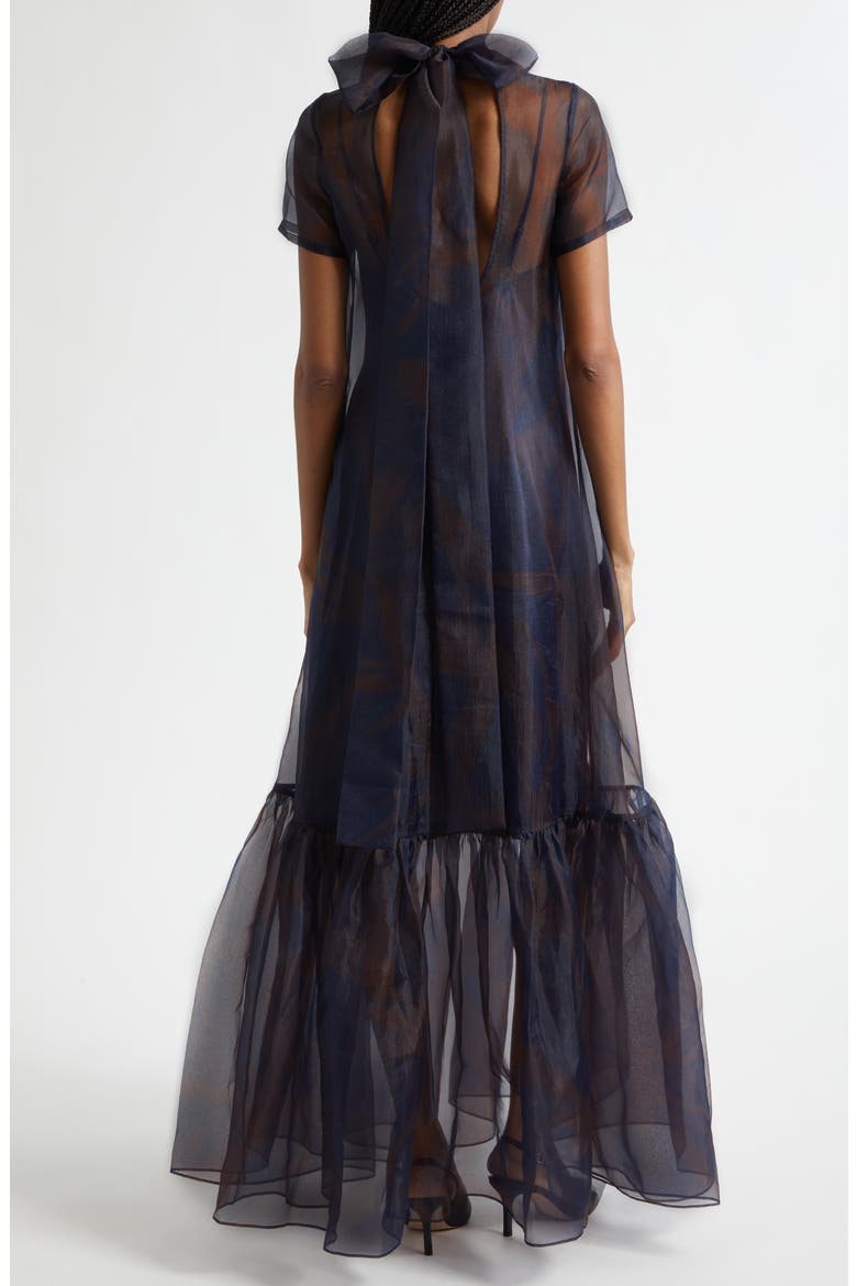 Calluna Organza Gown, Alternate, color, TWILIGHT FOLIAGE