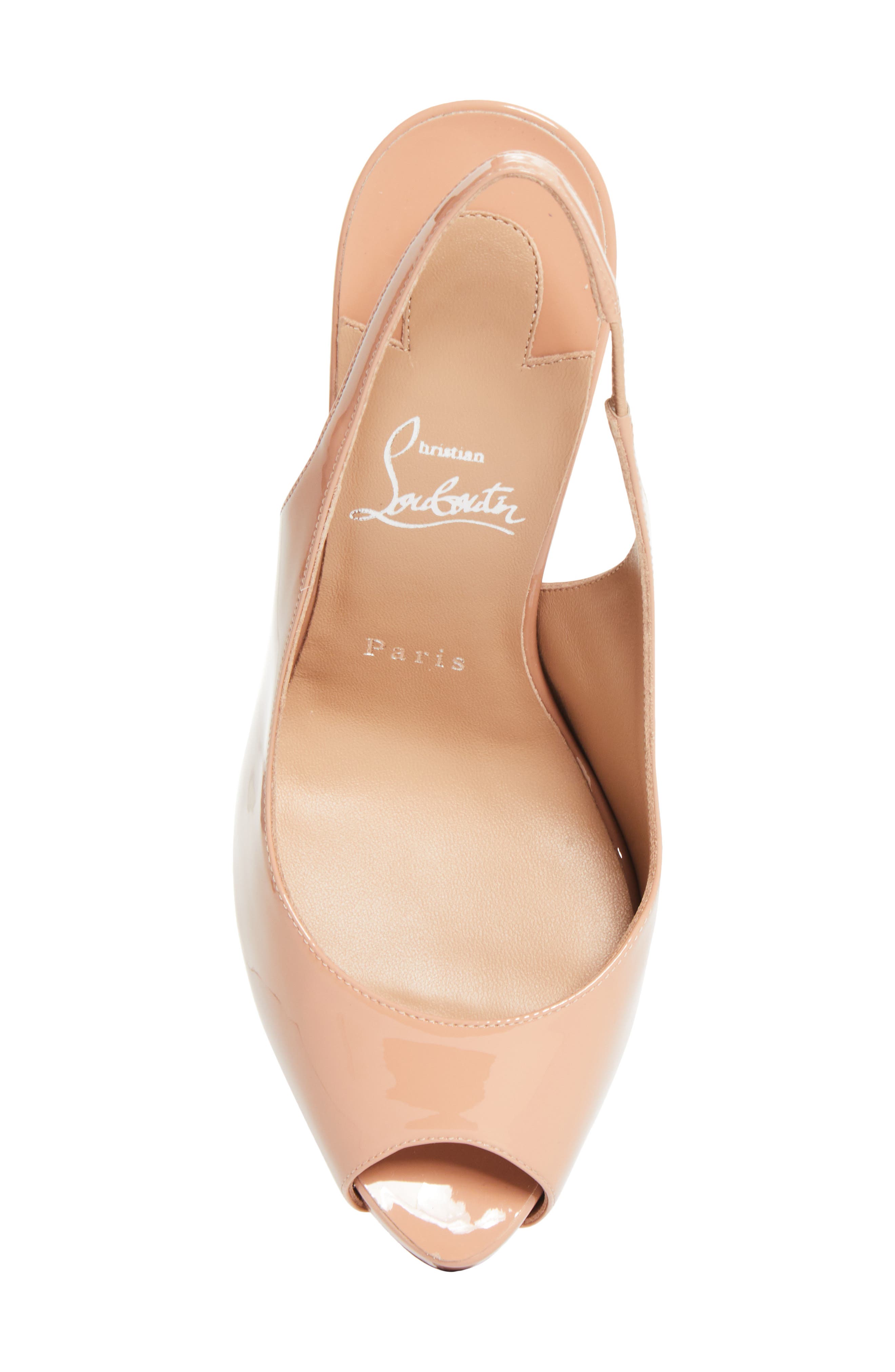 Lady Fanny Slingback Pump, Alternate, color, N295 BLUSH/ LIN BLUSH