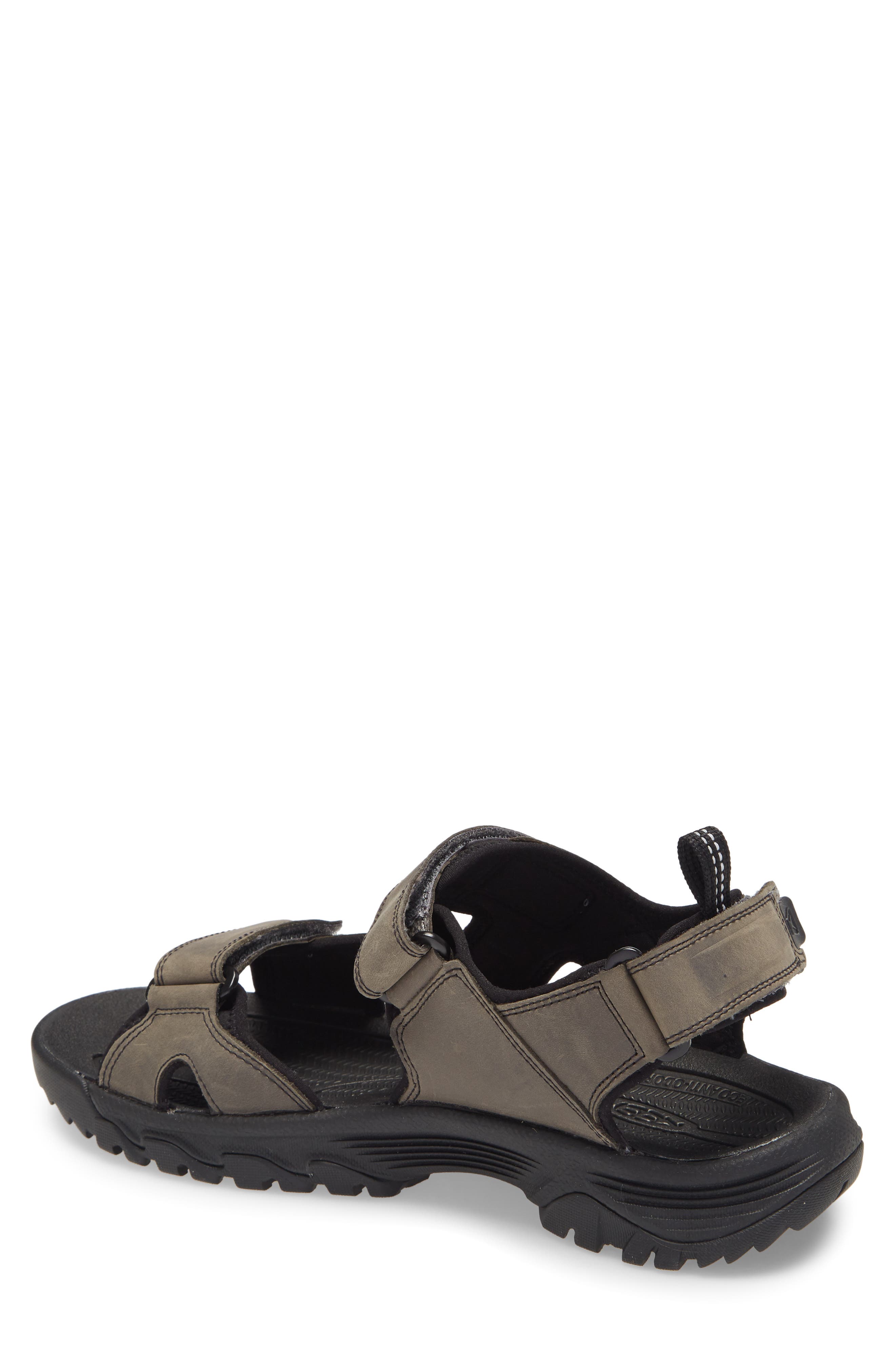 Targhee III Sandal, Alternate, color, GREY/ BLACK