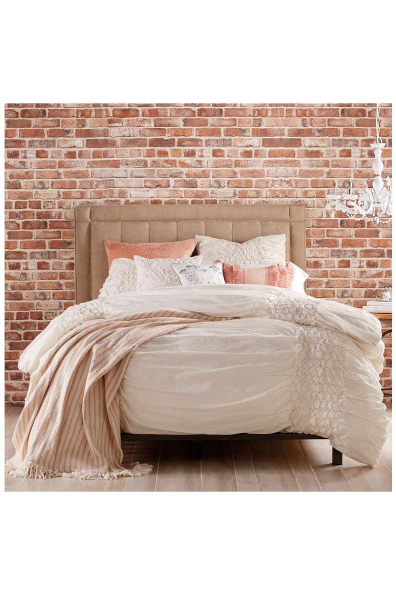 Triangle Braid Comforter & Sham Set, Main, color, LINEN