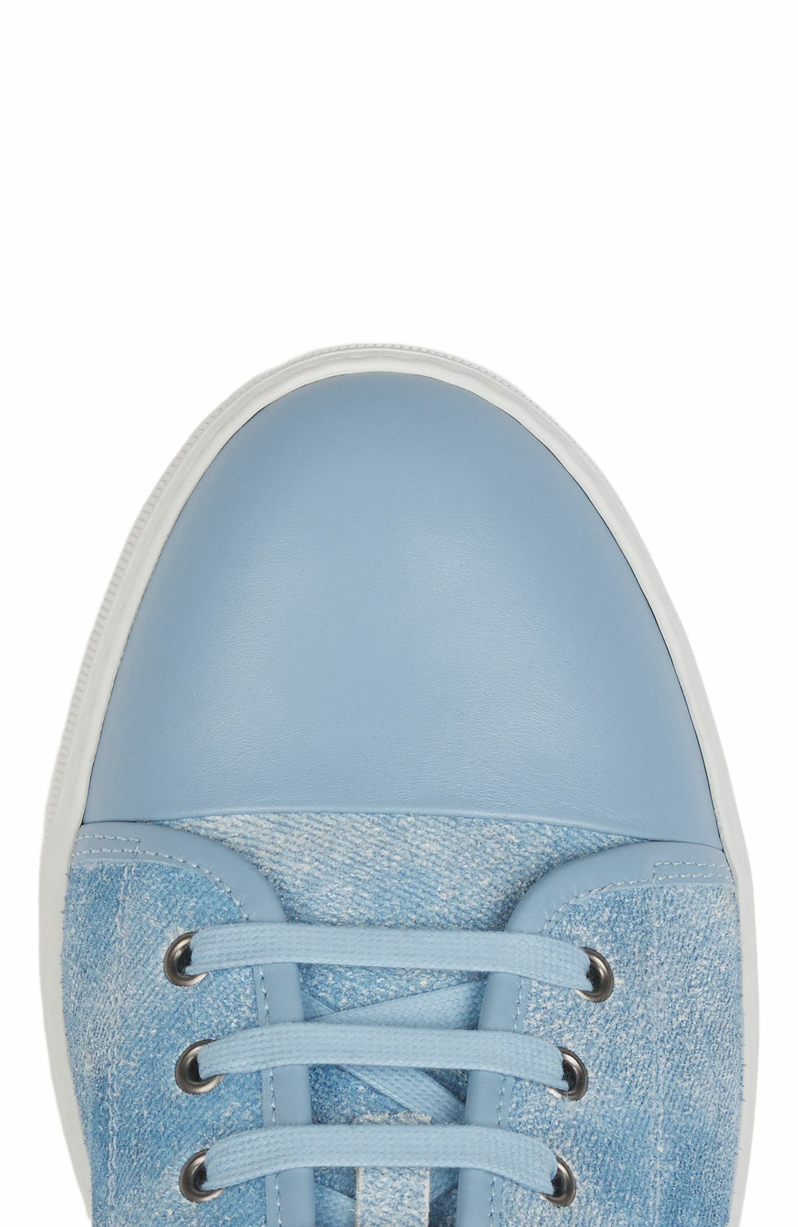 Lanvin Dbb1 Sneakers In Faded Denim For Men, Alternate, color, 