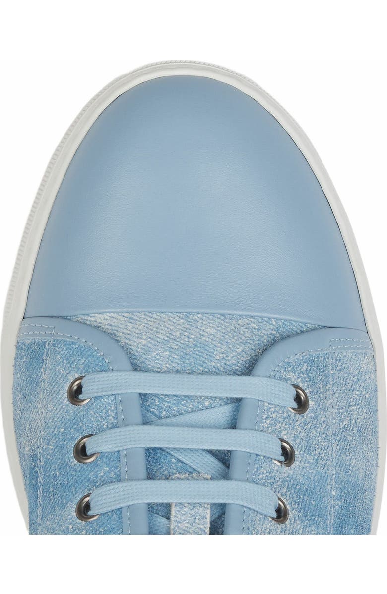 Lanvin Dbb1 Sneakers In Faded Denim For Men, Alternate, color,