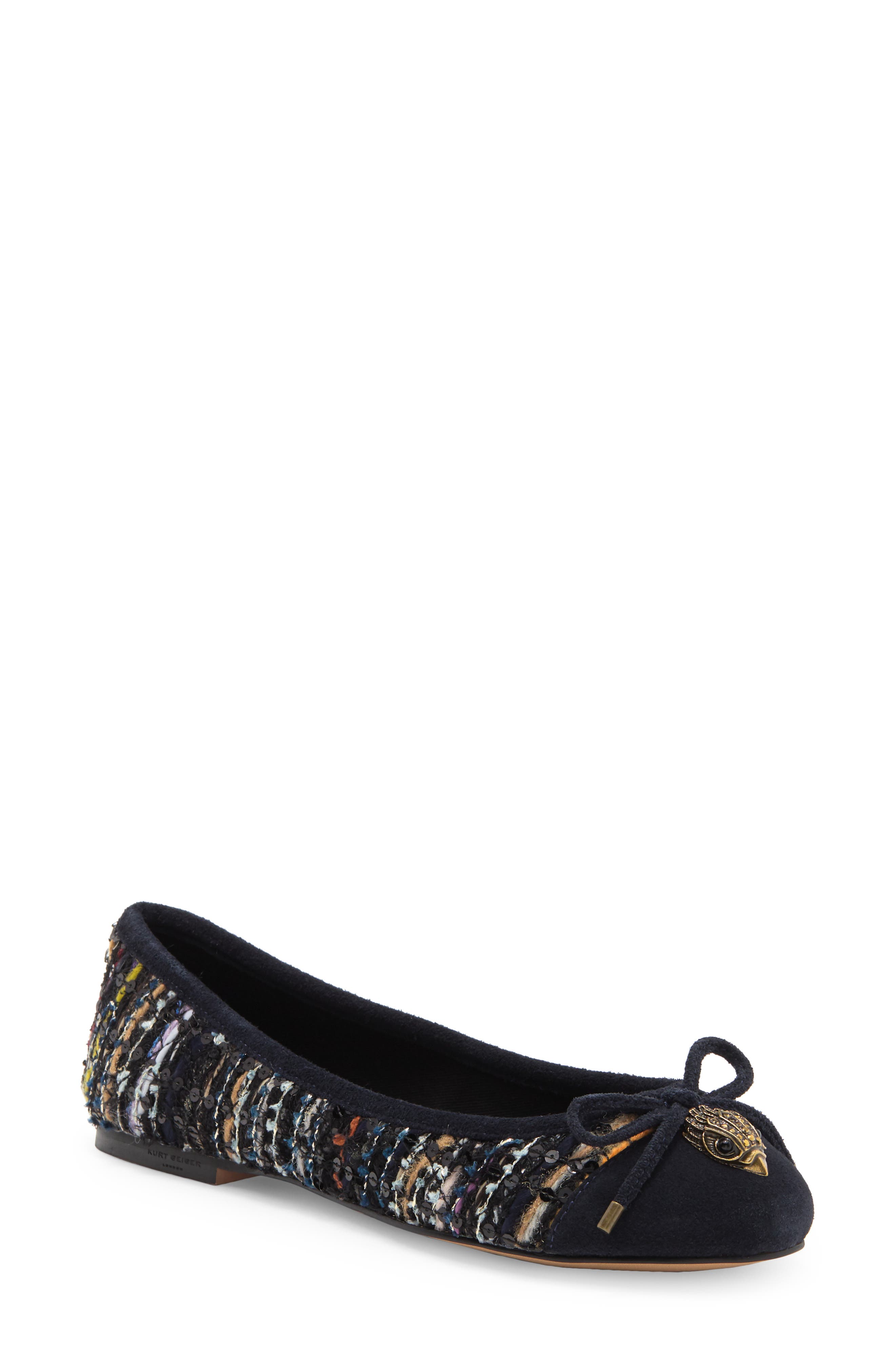 Kurt Geiger London Eagle Ballerina Flat, Main, color, 