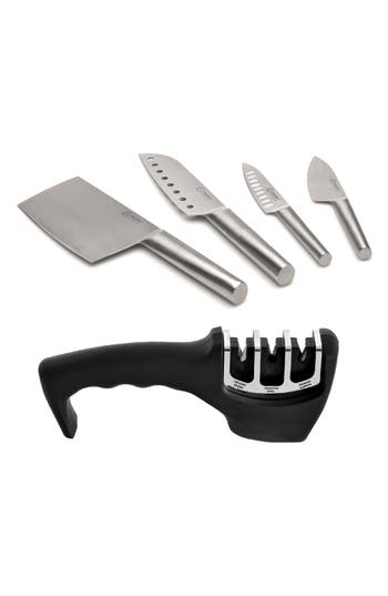 Berghoff Santoku Set Of 5 Knife & Sharpener Set In Multicolor