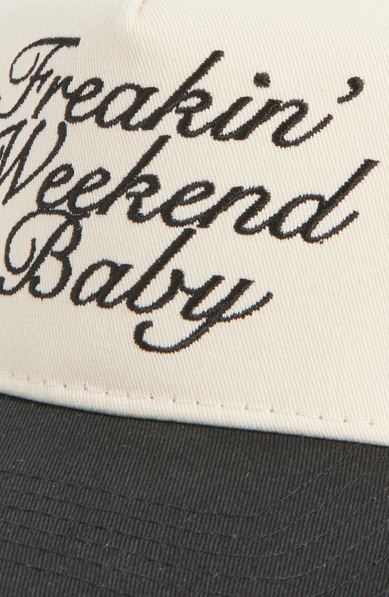 KenzKustomz Freakin' Weekend Trucker Hat, Alternate, color, Black