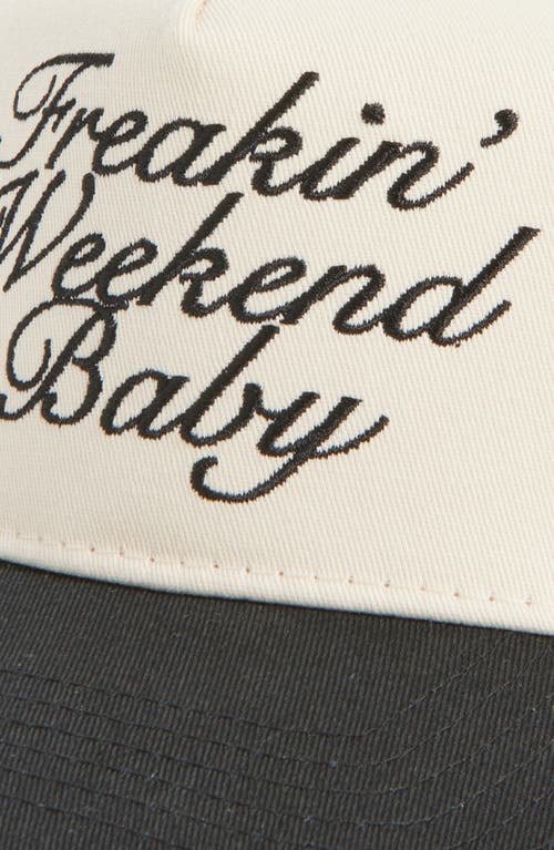 Kenzkustomz Freakin' Weekend Trucker Hat In Blue