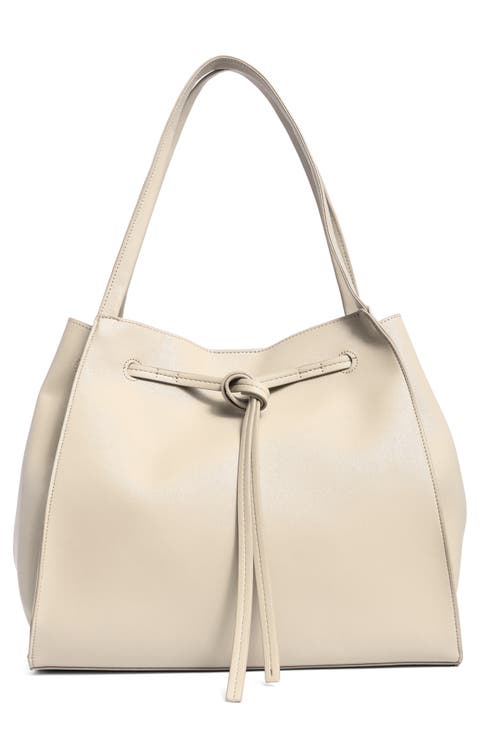 Drawstring Tulip Tote Bag