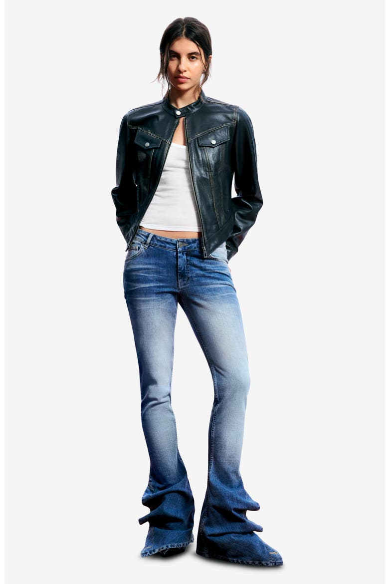 Low Rise Jeans, Alternate, color, MEDIUM BLUE
