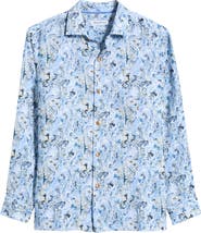 Tommy Bahama Tidal Echoes Paisley Linen Button-Up Shirt