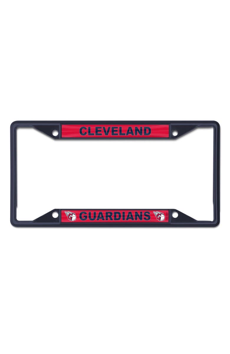 WINCRAFT Cleveland Guardians Chrome Color License Plate Frame, Main, color, 