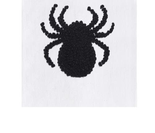 C & F Home C&f Home Halloween French Knot Black Spider100% Cotton Flour Sack Dishtowel In Multi