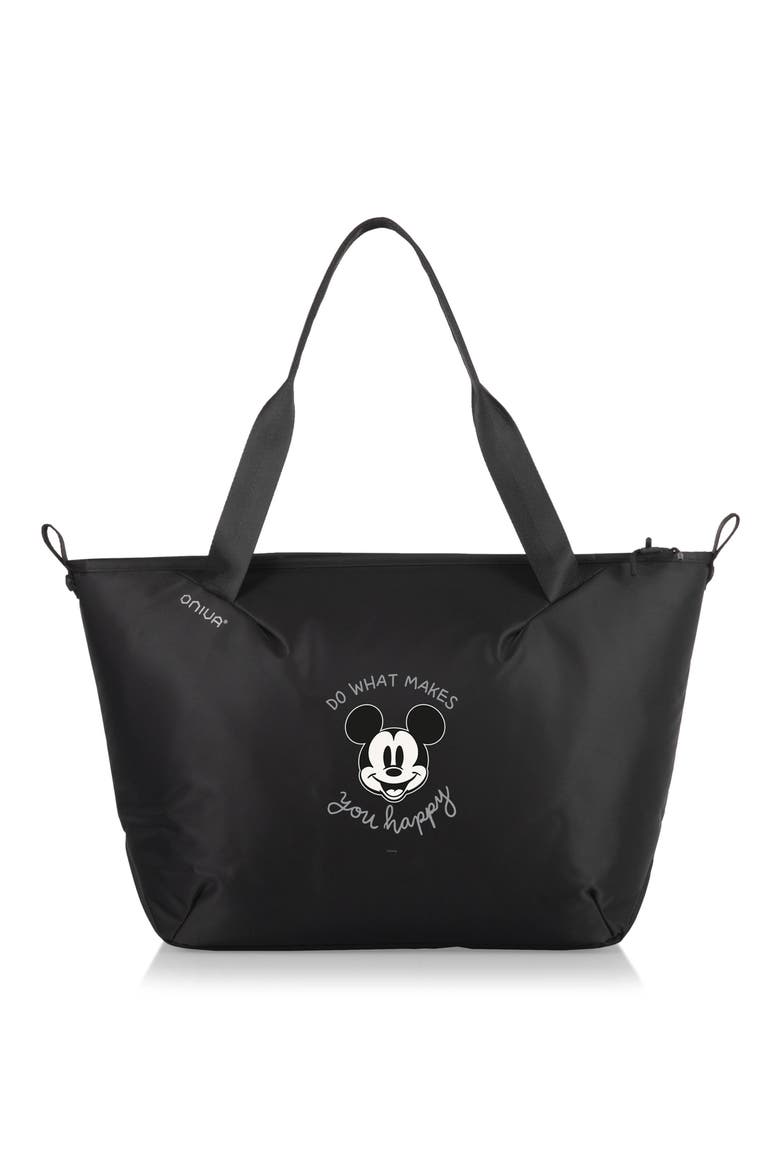 x Disney® Mickey Mouse Tarana Cooler Tote Bag, Main, color, BLACK