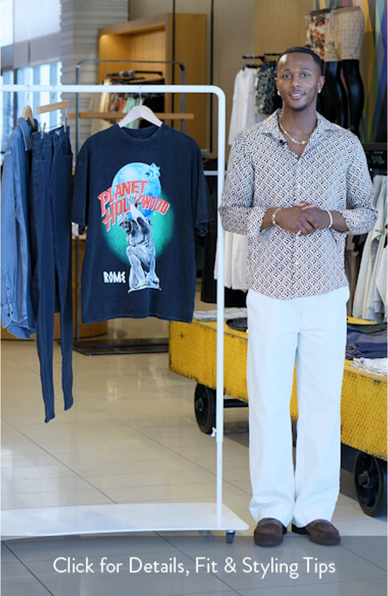 Planet Hollywood<sup>™</sup> Titan Atlas Cotton Graphic T-Shirt, sales video thumbnail