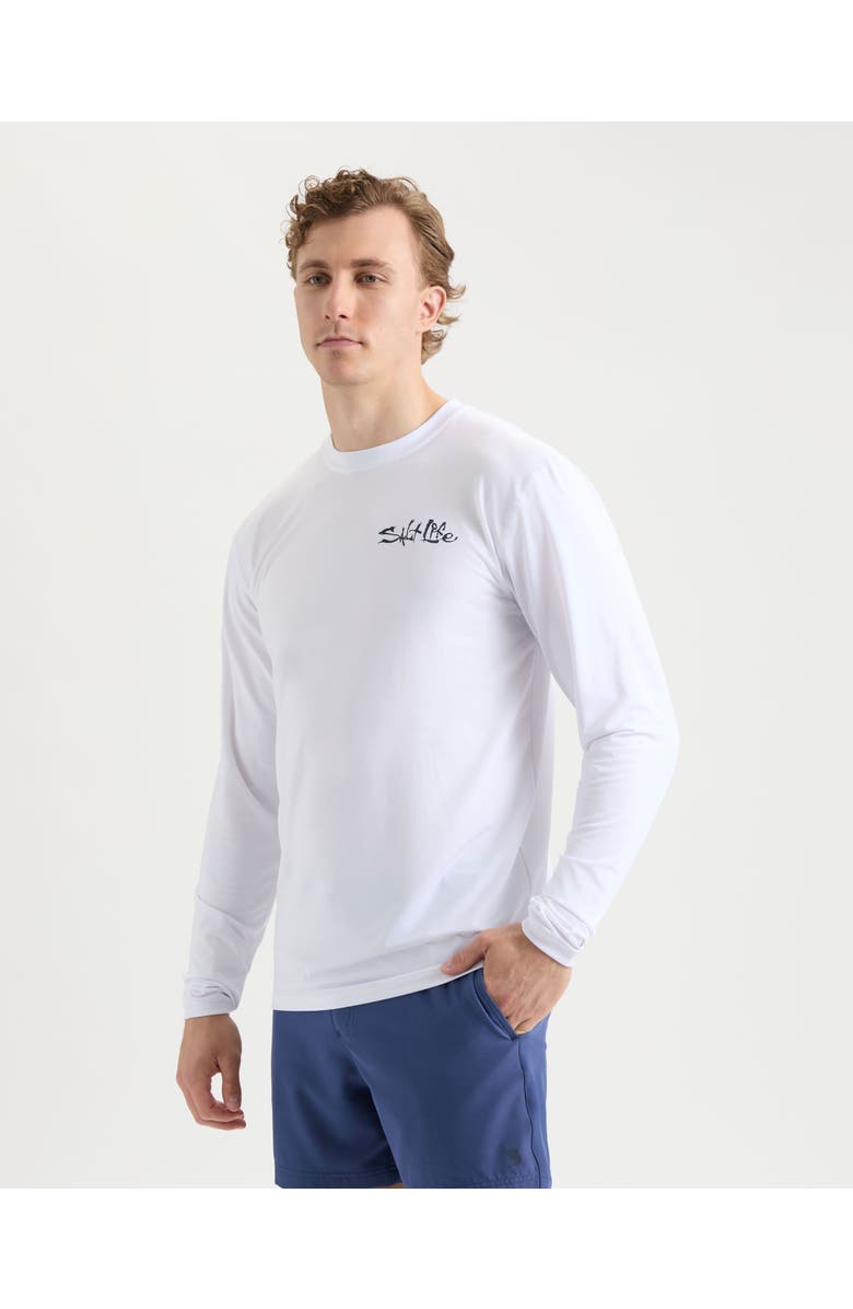 Salt Life One Cast at a Time Long Sleeve Performance Tee, Alternate, color, 