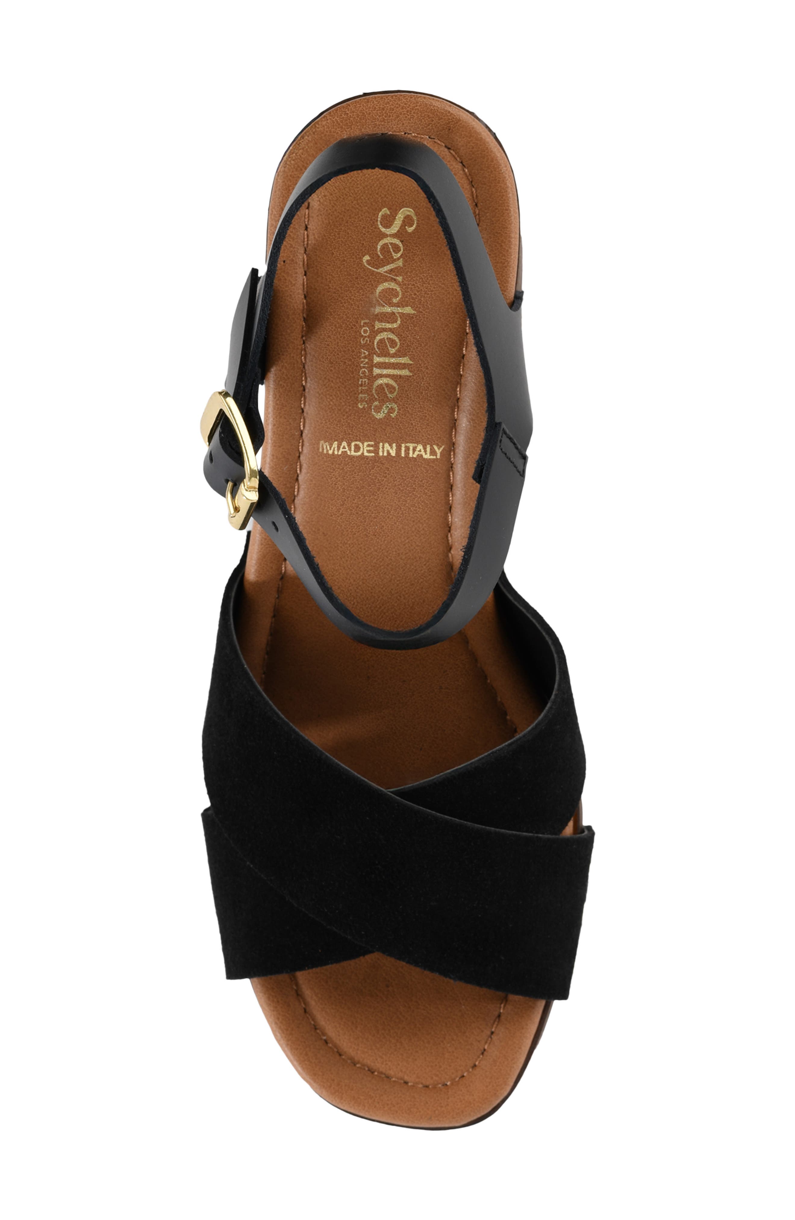Seychelles Paloma 2 Ankle Strap Platform Sandal, Alternate, color, Black