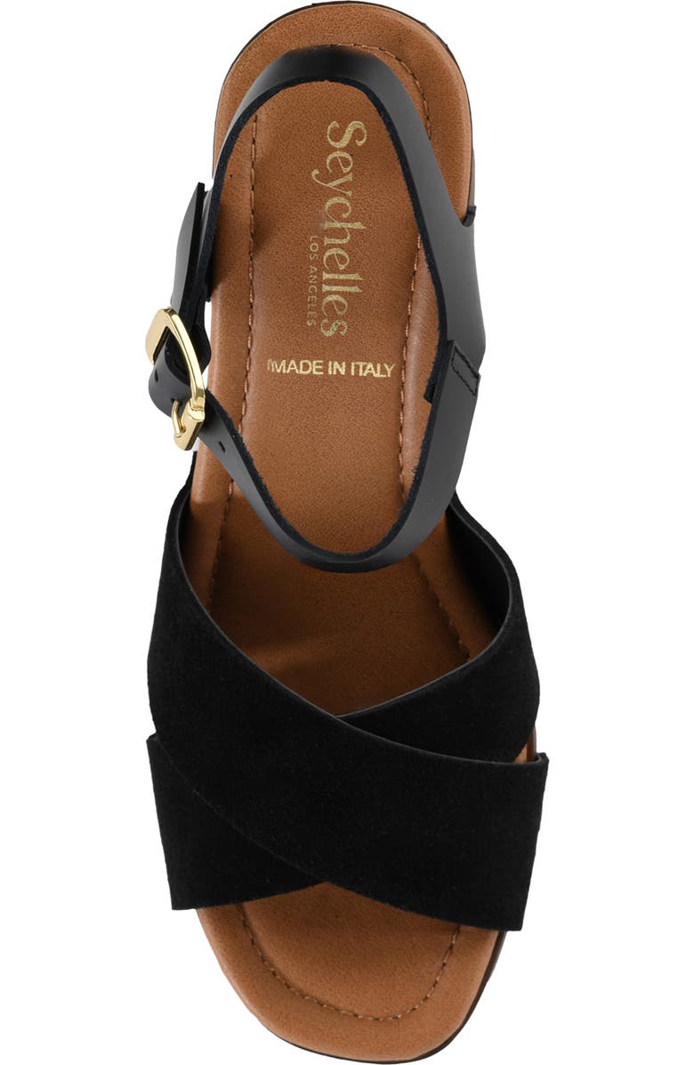 Seychelles Paloma 2 Ankle Strap Platform Sandal, Alternate, color, Black