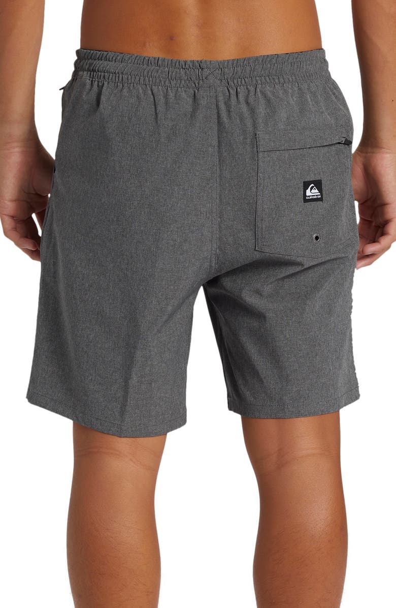 Quiksilver Heather Taxer Amphibian Water Repellent Board Shorts, Alternate, color, 