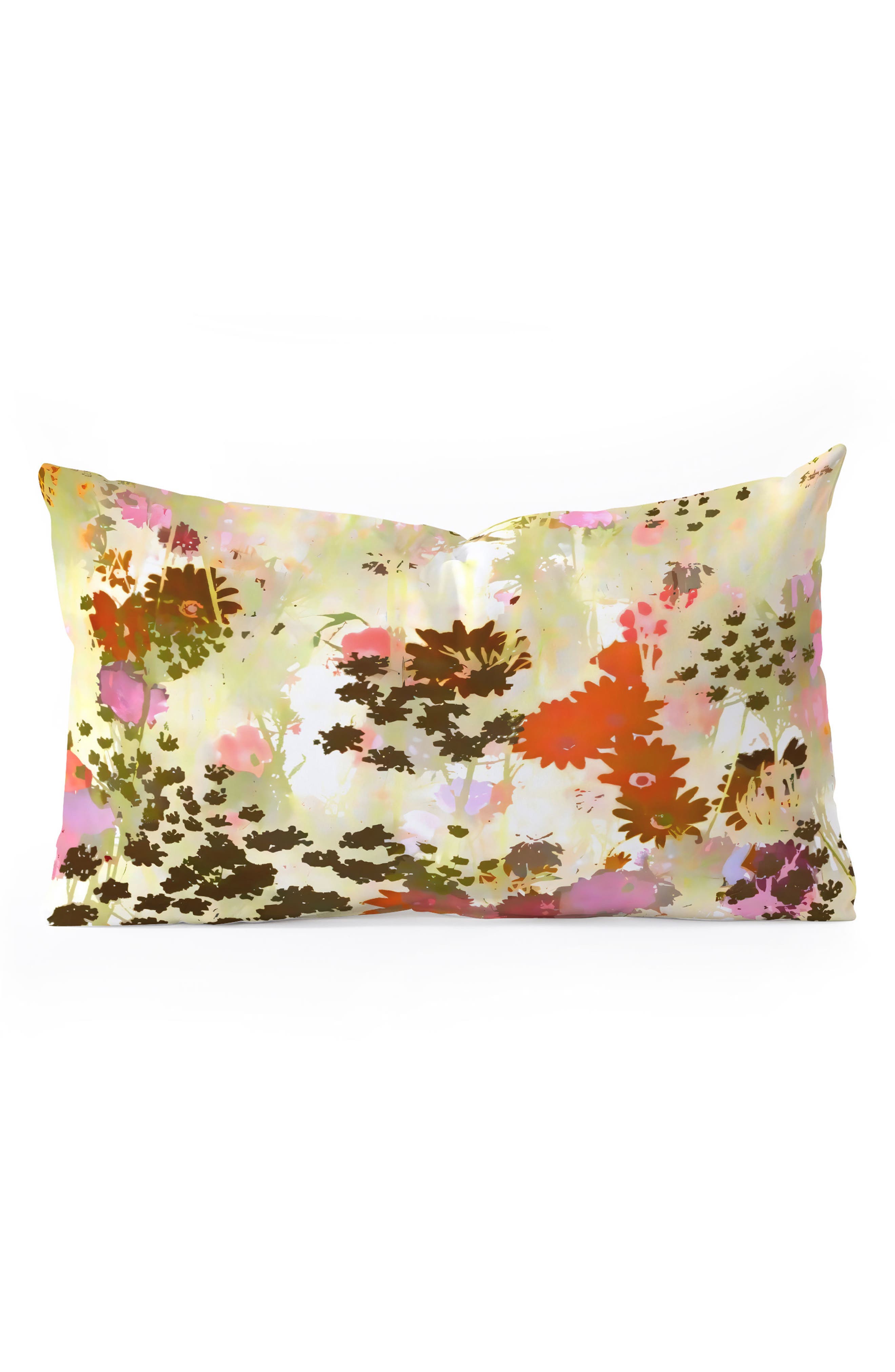 Deny Designs Sunlit Meadow Oblong Throw Pillow