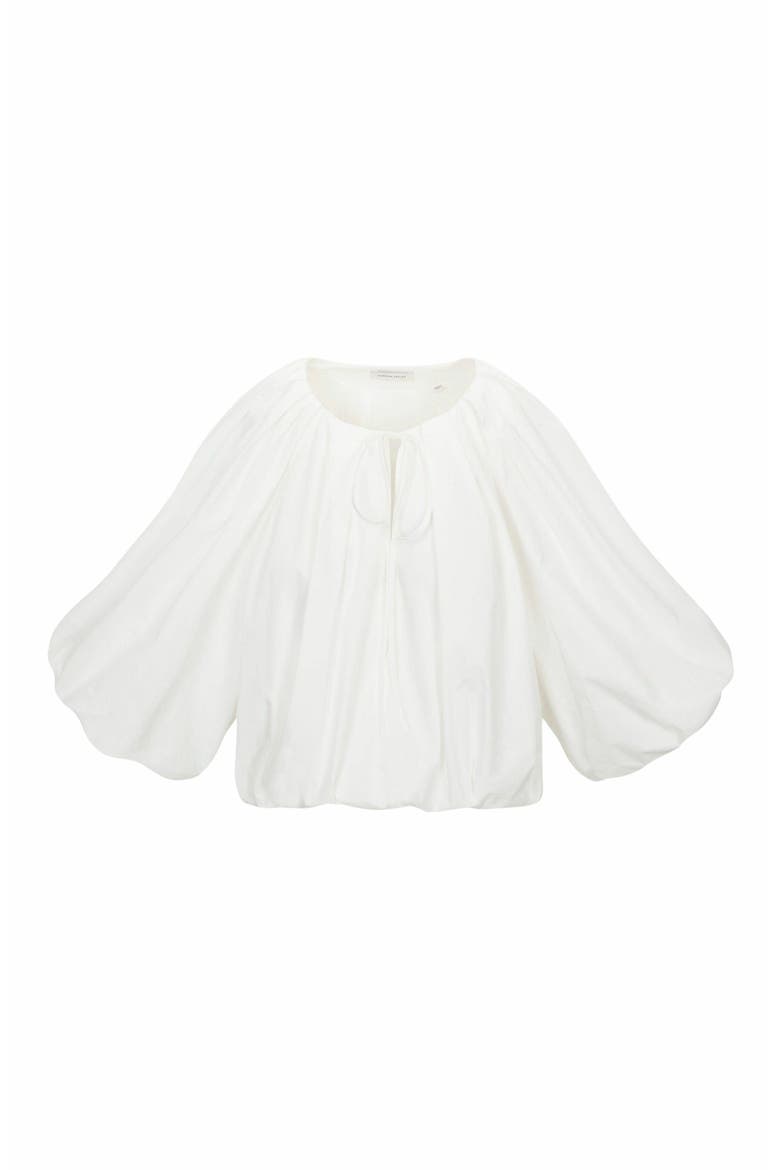 Priya Bubble Top, Alternate, color, MILK