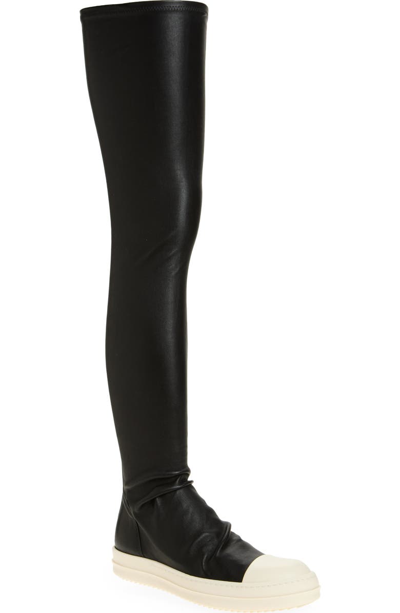 Rick Owens Stocking Sneaks Thigh High Sneaker, Main, color,