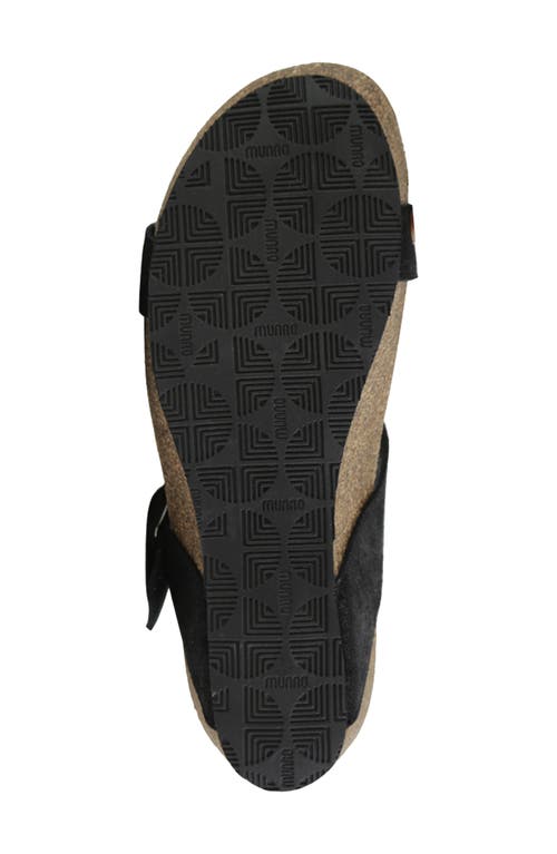 Munro Ronda T-strap Wedge Slide Sandal