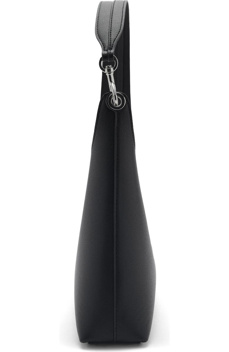 MANGO Faux Leather Shopping Tote, Alternate, color,