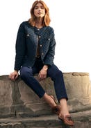 Jessica London Quilted Denim Lady Jacket