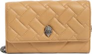 Kurt Geiger London Kensington Quilted Leather Wallet on a Chain