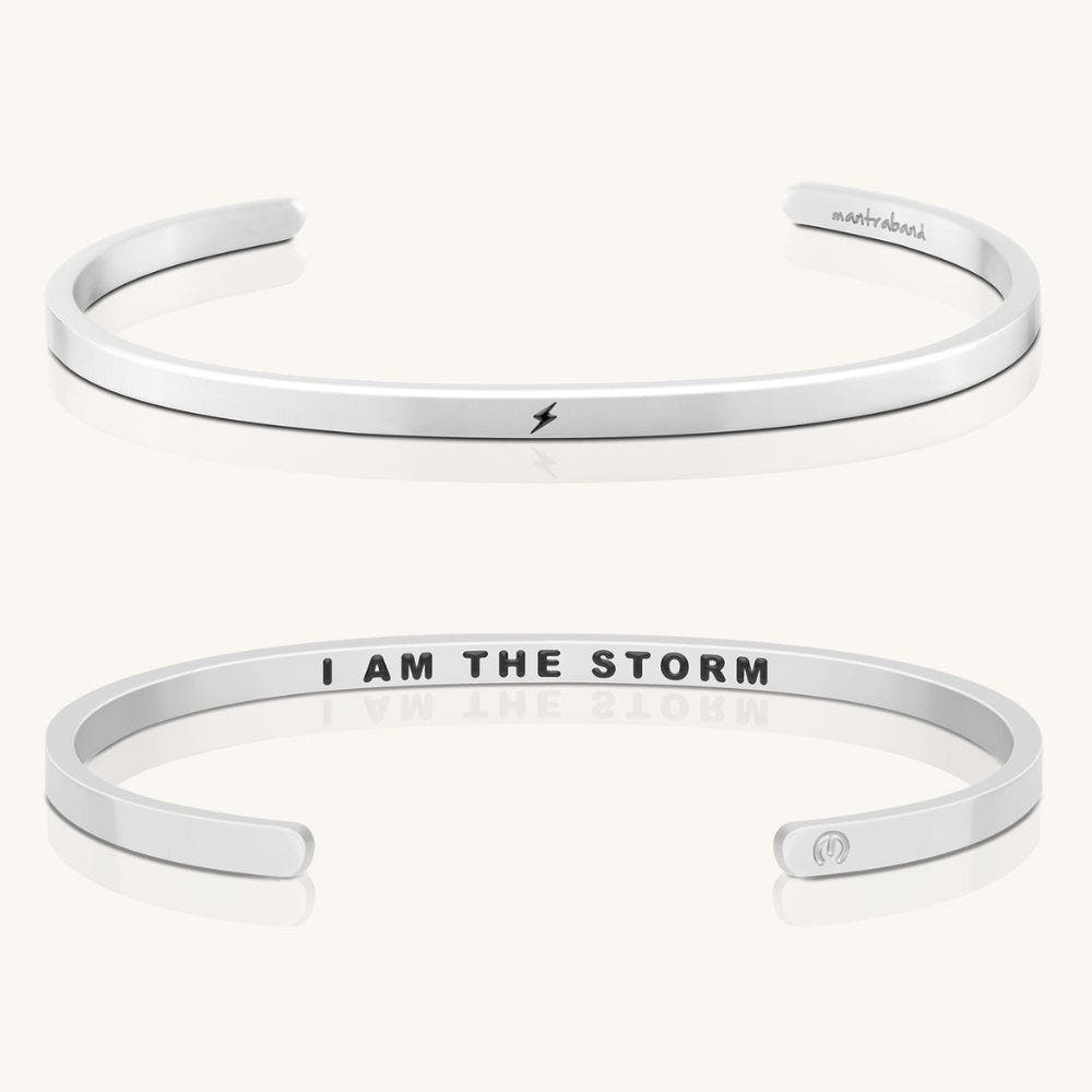 Mantra I Am The Storm Bracelet In Metallic