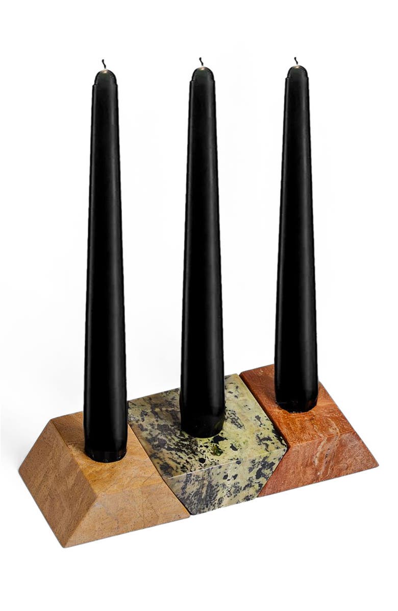 DAR PROYECTOS Stackable Candelabra / Triangle Puzzle, Alternate, color, Multi